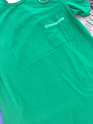 Emerald Green Pocket Tee