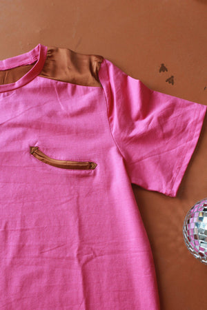 The Dolly; Citrus Pink Tee