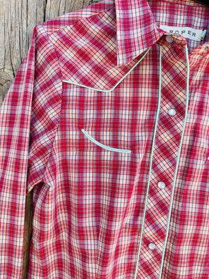 The Pecos Plaid; Button Up