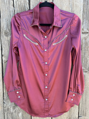 The San Anton Satin: Button Up