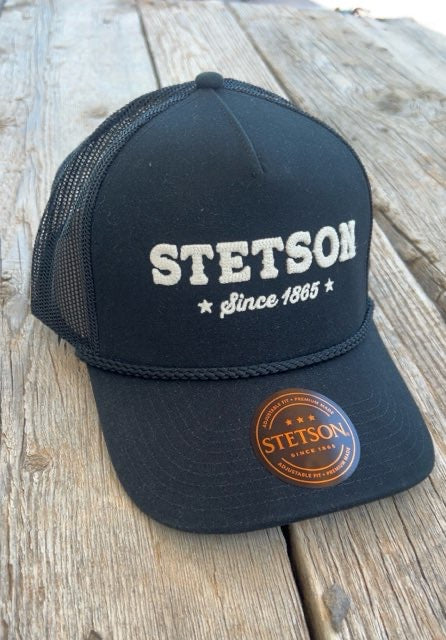 Stetson Black Ball Cap