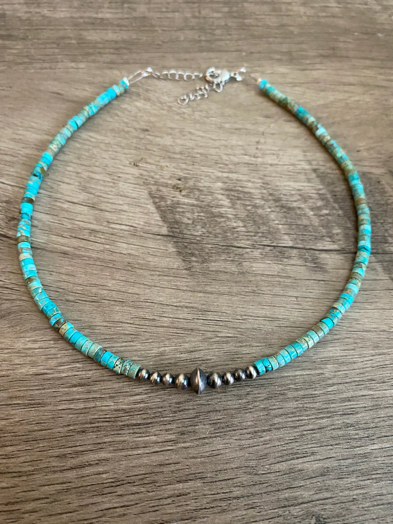 Overtime blu; necklace