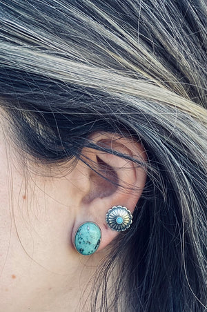 Tishomingo: Turquoise Earrings