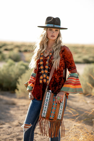 The Grand Canyon: Bell Sleeve Blouse