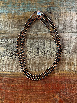 Copper Pearls: Necklace (5mm, 18")