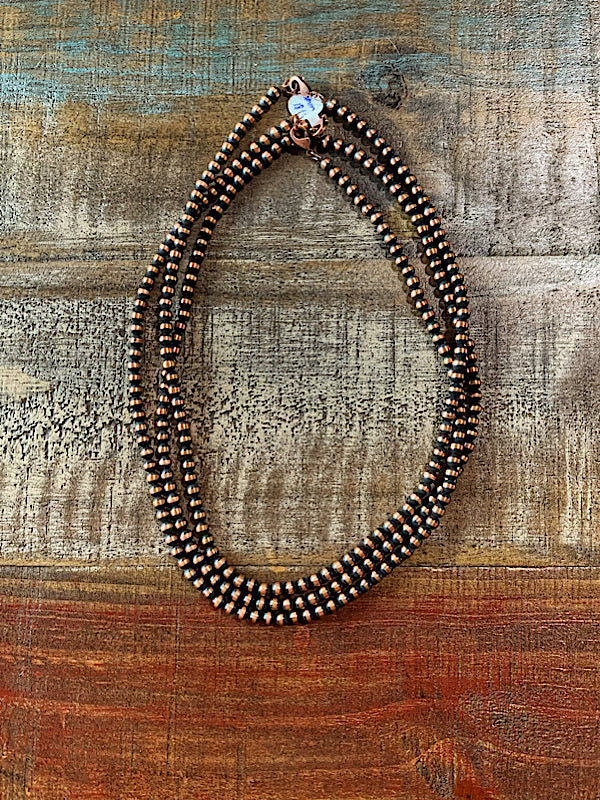 Copper Pearls: Necklace (5mm, 18