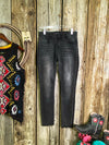 The Rowdy: Studded Ankle Skinny Jeans