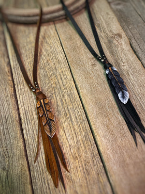 The Wildfire: Leather Necklace
